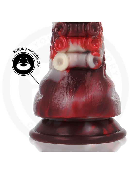 DILDO SILUETA ABISMAL DRACONIANO SILICONA EPIC DE LA MARCA EPIC