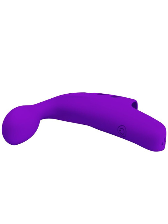 VIBRADOR DE DEDO RECARGABLE 10 MODOS SILICONA SUAVE DE LA MARCA PRETTY LOVE SMART