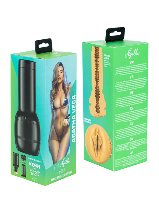 KIIROO MASTURBADOR AGATHA VEGA STARS COLLECTION REALISTA DE LA MARCA KIIROO