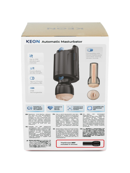 KIIROO KEON MASTURBADOR AUTOMÁTICO WIFI SEXTOY INTERACTIVO DE LA MARCA KIIROO