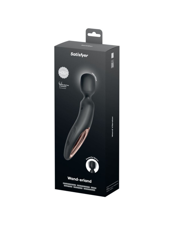 SATISFYER WAND ERLAND VIBRADOR MASAJEADOR AGUA IPX7 USB DE LA MARCA SATISFYER WAND