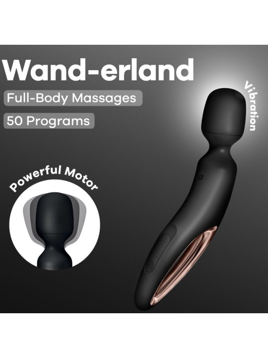 SATISFYER WAND ERLAND VIBRADOR MASAJEADOR AGUA IPX7 USB DE LA MARCA SATISFYER WAND