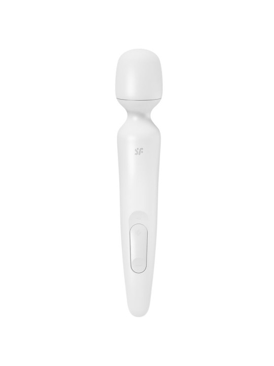 SATISFYER WAND ERLAND VIBRADOR MASAJEADOR SILICONA BLANCO DE LA MARCA SATISFYER WAND