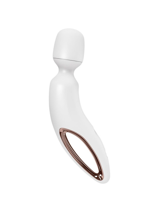 SATISFYER WAND ERLAND VIBRADOR MASAJEADOR SILICONA BLANCO DE LA MARCA SATISFYER WAND