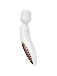 SATISFYER WAND ERLAND VIBRADOR MASAJEADOR SILICONA BLANCO DE LA MARCA SATISFYER WAND