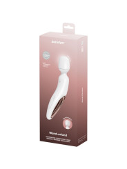 SATISFYER WAND ERLAND VIBRADOR MASAJEADOR SILICONA BLANCO DE LA MARCA SATISFYER WAND
