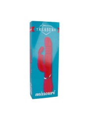 VIBRADOR RABBIT TRIPLE MOTOR SILICONA ROSA MISSOURI DE LA MARCA DREAMLOVE OUTLET