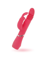 VIBRADOR RABBIT TRIPLE MOTOR SILICONA ROSA MISSOURI DE LA MARCA DREAMLOVE OUTLET