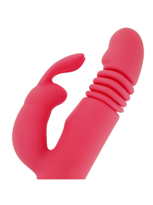 VIBRADOR RABBIT TRIPLE MOTOR SILICONA ROSA MISSOURI DE LA MARCA DREAMLOVE OUTLET