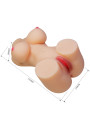 MASTURBADOR FEMENINO TORSO REALÍSTICO HETTY VAGINA ANAL DE LA MARCA CRAZY BULL
