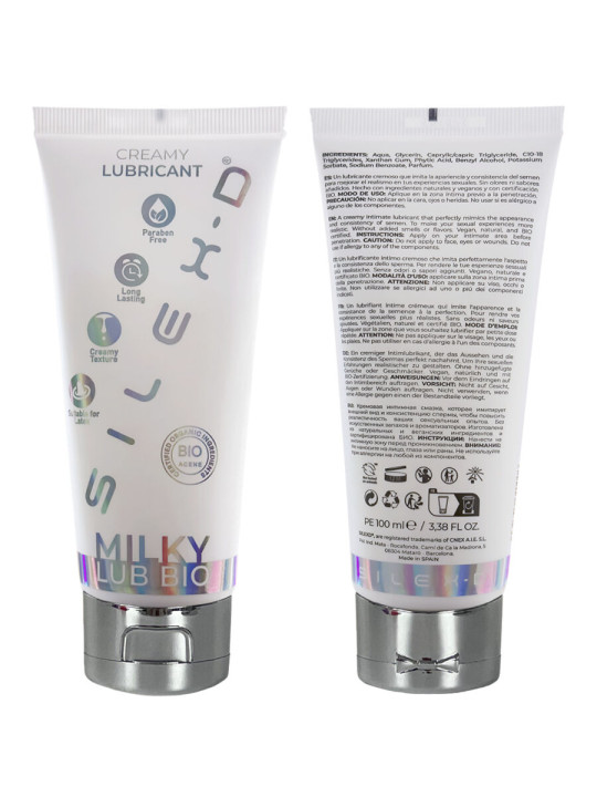 LUBRICANTE CREMOSO BIO SEMEN SIMULADO 100 ML DE LA MARCA SILEXD