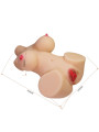 MASTURBADOR FEMENINO TORSO REALISTICO VAGINA ANAL EMMA DE LA MARCA CRAZY BULL