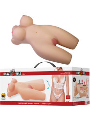TORSO FEMENINO REALISTA MIA VAGINA ANAL 8.5KG CRAZY BULL DE LA MARCA CRAZY BULL