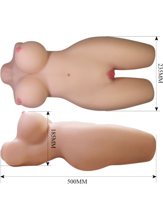 TORSO FEMENINO REALISTA MIA VAGINA ANAL 8.5KG CRAZY BULL DE LA MARCA CRAZY BULL