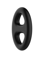 ANILLO PENIANO DOBLE SILICONA SUAVE PARA ERECCIONES DE LA MARCA CRAZY BULL