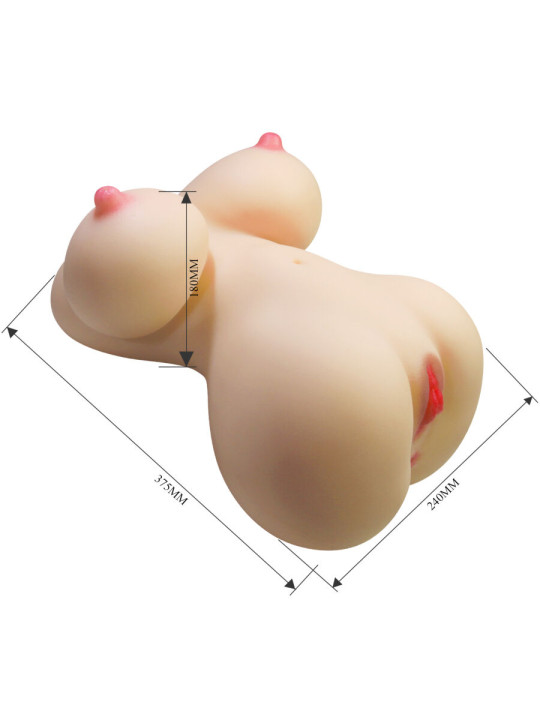 TORSO FEMENINO REALISTA FIONA 7.1KG VAGINAL Y ANAL DE LA MARCA CRAZY BULL
