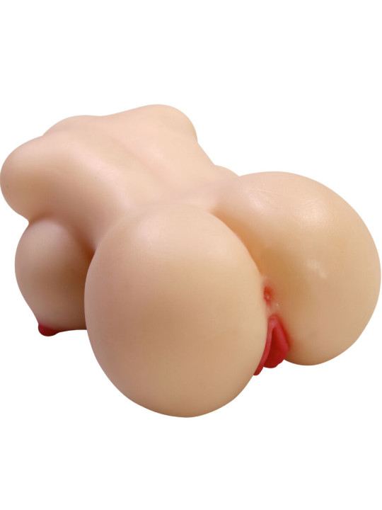 TORSO FEMENINO MINI REALISTA VAGINA PLACER COMPACTO 497G DE LA MARCA CRAZY BULL