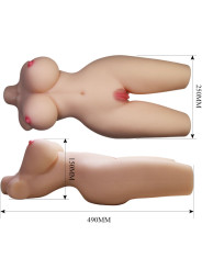 TIFFANY TORSO FEMENINO REALISTA VAGINA ANAL 5.5KG DE LA MARCA CRAZY BULL
