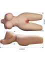 TIFFANY TORSO FEMENINO REALISTA VAGINA ANAL 5.5KG DE LA MARCA CRAZY BULL