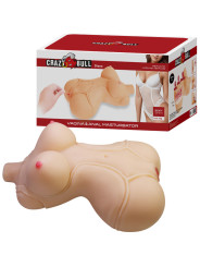 DIANA TORSO FEMENINO REALISTA VAGINAL ANAL 5KG SEXSHOP DE LA MARCA CRAZY BULL