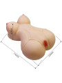 DIANA TORSO FEMENINO REALISTA VAGINAL ANAL 5KG SEXSHOP DE LA MARCA CRAZY BULL