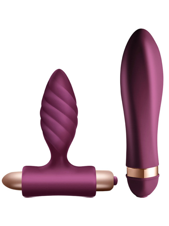 KIT VIBRADOR PLUG ANAL CLIMAXIMUM ESTIMULACIÓN DUAL DE LA MARCA CLIMAXIMUM
