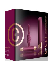 KIT VIBRADOR Y PLUG ANAL PRINCIPIANTES PAREJAS MIYANA PHAROS DE LA MARCA CLIMAXIMUM
