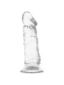 DILDO TRANSPARENTE VENTOSA 16.5CM JELLY HIPOALERGÉNICO DE LA MARCA X RAY
