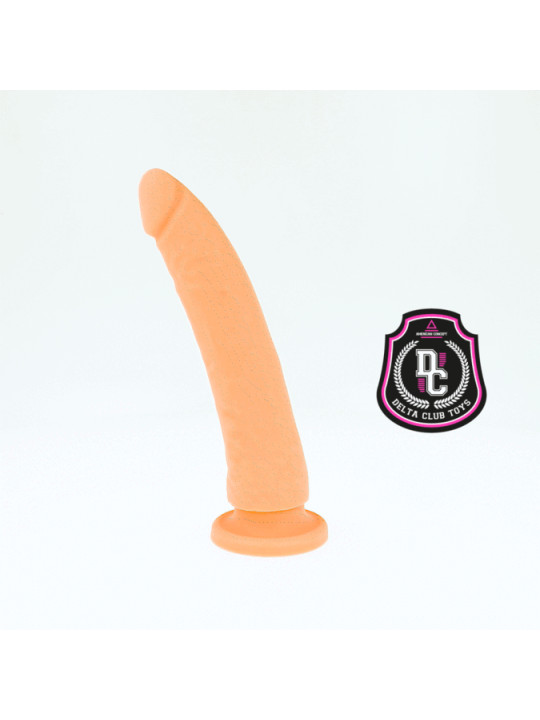DILDO REALISTA SILICONA MÉDICA 17CM NATURAL SEGURO DE LA MARCA DELTACLUB