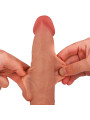 DILDO REALISTA DOBLE DENSIDAD SILICONA LÍQUIDA 24CM VENTOSA DE LA MARCA ROCK ARMY