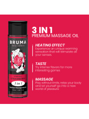ACEITE MASAJE CALOR FRESA 3 EN 1 BRUMA 100ML DE LA MARCA BRUMA