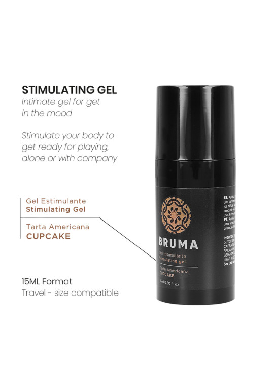 GEL ESTIMULANTE SABOR TARTA AMERICANA BRUMA 15ML DE LA MARCA BRUMA