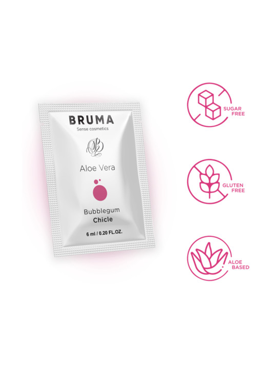 GEL LUBRICANTE SABOR CHICLE ALOE VERA 6ML BRUMA DE LA MARCA BRUMA