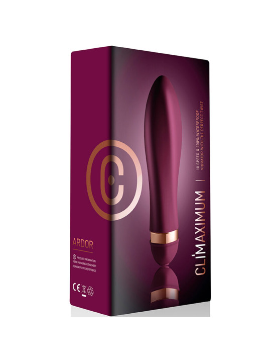 VIBRADOR CLIMAXIMUM ARDOR 10 MODOS SILICONA RESISTENTE AGUA DE LA MARCA CLIMAXIMUM