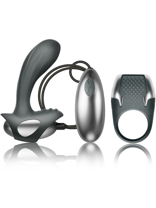 ANILLO VIBRADOR PENE Y MASAJEADOR PRÓSTATA 10 VELOCIDADES DE LA MARCA CLIMAXIMUM