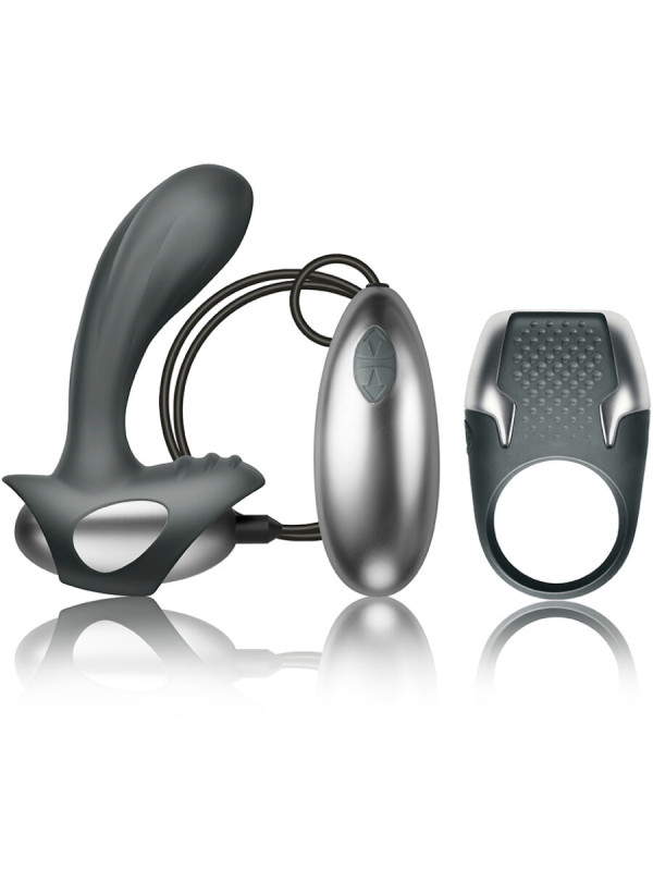 ANILLO VIBRADOR PENE Y MASAJEADOR PRÓSTATA 10 VELOCIDADES DE LA MARCA CLIMAXIMUM