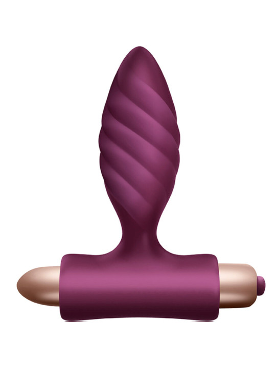 PLUG ANAL VIBRADOR ESPIRAL SILICONA 10 MODOS ORYX DE LA MARCA CLIMAXIMUM