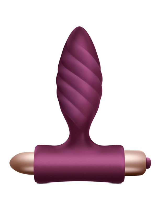 PLUG ANAL VIBRADOR ESPIRAL SILICONA 10 MODOS ORYX DE LA MARCA CLIMAXIMUM