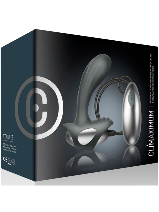 MASAGEADOR PRÓSTATA VIBRADOR TOULZ CON CONTROL CABLE DE LA MARCA CLIMAXIMUM