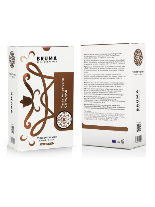 GEL VIBRADOR SABOR TARTA AMERICANA BRUMA 15ML DE LA MARCA BRUMA