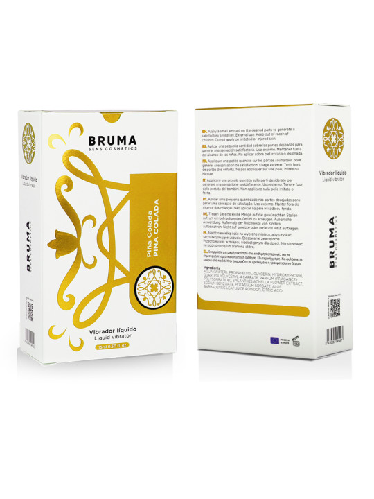 GEL VIBRADOR SABOR PIÑA COLADA BRUMA 15ML DE LA MARCA BRUMA