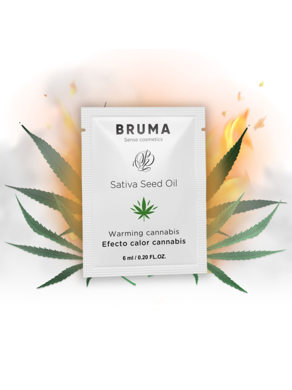 GEL LUBRICANTE CALOR SABOR CANNABIS BRUMA 6ML DE LA MARCA BRUMA