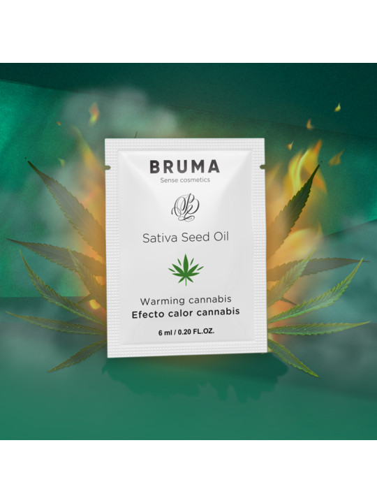 GEL LUBRICANTE CALOR SABOR CANNABIS BRUMA 6ML DE LA MARCA BRUMA