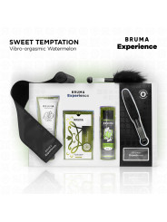 KIT SENSORIAL SABOR SANDÍA VIBRADOR LÍQUIDO Y ACCESORIOS DE LA MARCA BRUMA