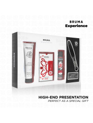 KIT SENSUAL FRESA LUBRICANTE VIBRADOR MASAGE PLUMA SEDA DE LA MARCA BRUMA