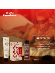 KIT SENSUAL FRESA LUBRICANTE VIBRADOR MASAGE PLUMA SEDA DE LA MARCA BRUMA