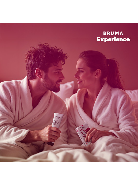 KIT SENSUAL BRUMA XPERIENCE VIBRADOR LUBRICANTE SABOR CHICLE DE LA MARCA BRUMA
