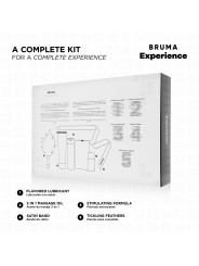 KIT SENSUAL BRUMA XPERIENCE VIBRADOR LUBRICANTE SABOR CHICLE DE LA MARCA BRUMA