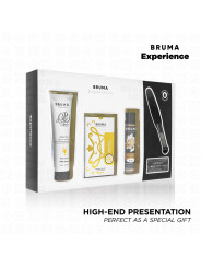 KIT SENSUAL PIÑA COLADA VIBRADOR LUBRICANTE MASAJE DE LA MARCA BRUMA