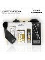 KIT SENSUAL PIÑA COLADA VIBRADOR LUBRICANTE MASAJE DE LA MARCA BRUMA